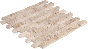 2,3X4,8 cm Classic Travertine Split Face Mosaic