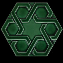 Load image into Gallery viewer, Hexagon Orient Tile, 15 x 17 cm
