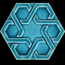 Load image into Gallery viewer, Hexagon Orient Tile, 15 x 17 cm
