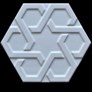 Hexagon Orient Tile, 15 x 17 cm