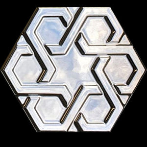 Hexagon Orient Tile, 15 x 17 cm