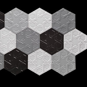 Hexagon Orient Tile, 15 x 17 cm