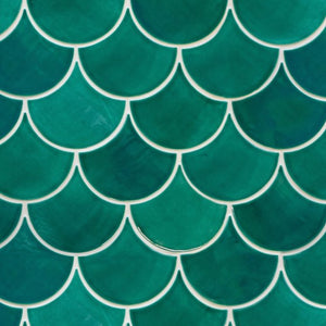 Fish Scale Tile 17 x 17 cm